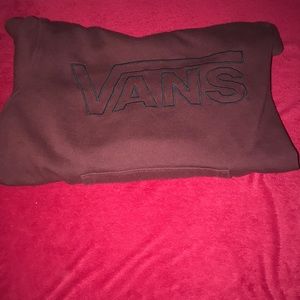 Youth maroon Van’s sweatshirt